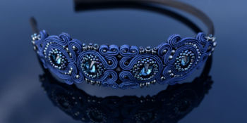 Metallic Cosmos headpiece