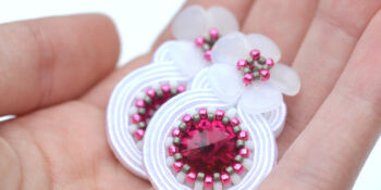 "Pure" soutache earrings "Pure" soutache earrings